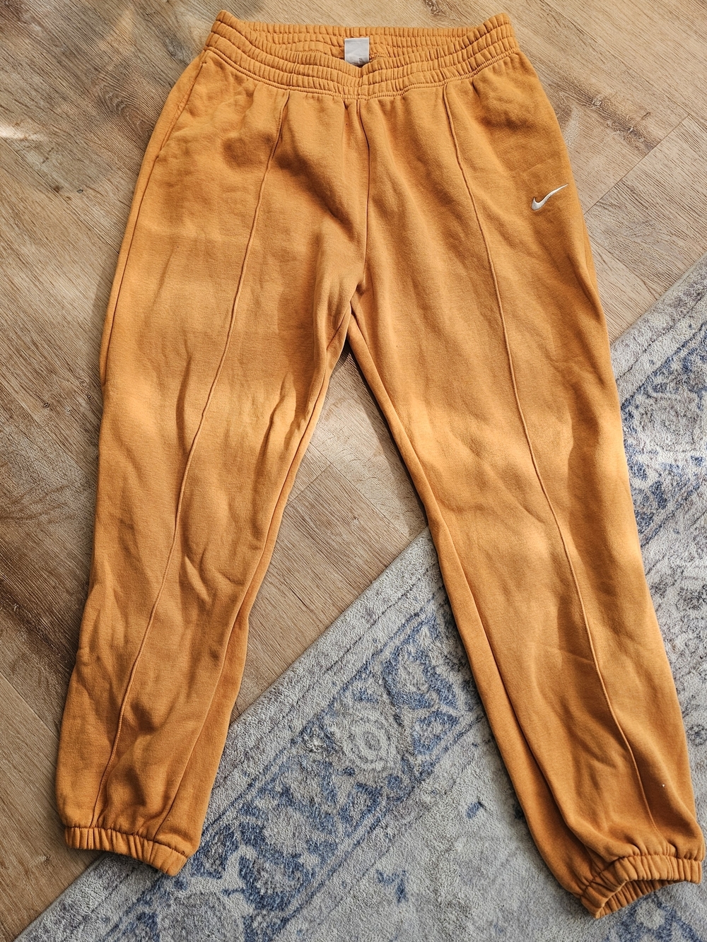 Nike Orange Fleece Jogger Pants